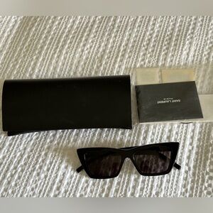 Saint Laurent SL 276 MICA SUNGLASSES WITH CAT-EYE FRAMES AND NYLON LENSES.